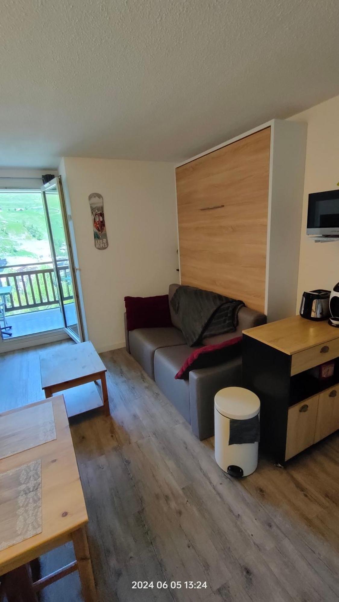 Studio Cabine 4 Pers Les2Alpes 21M² Les Deux Alpes Ngoại thất bức ảnh