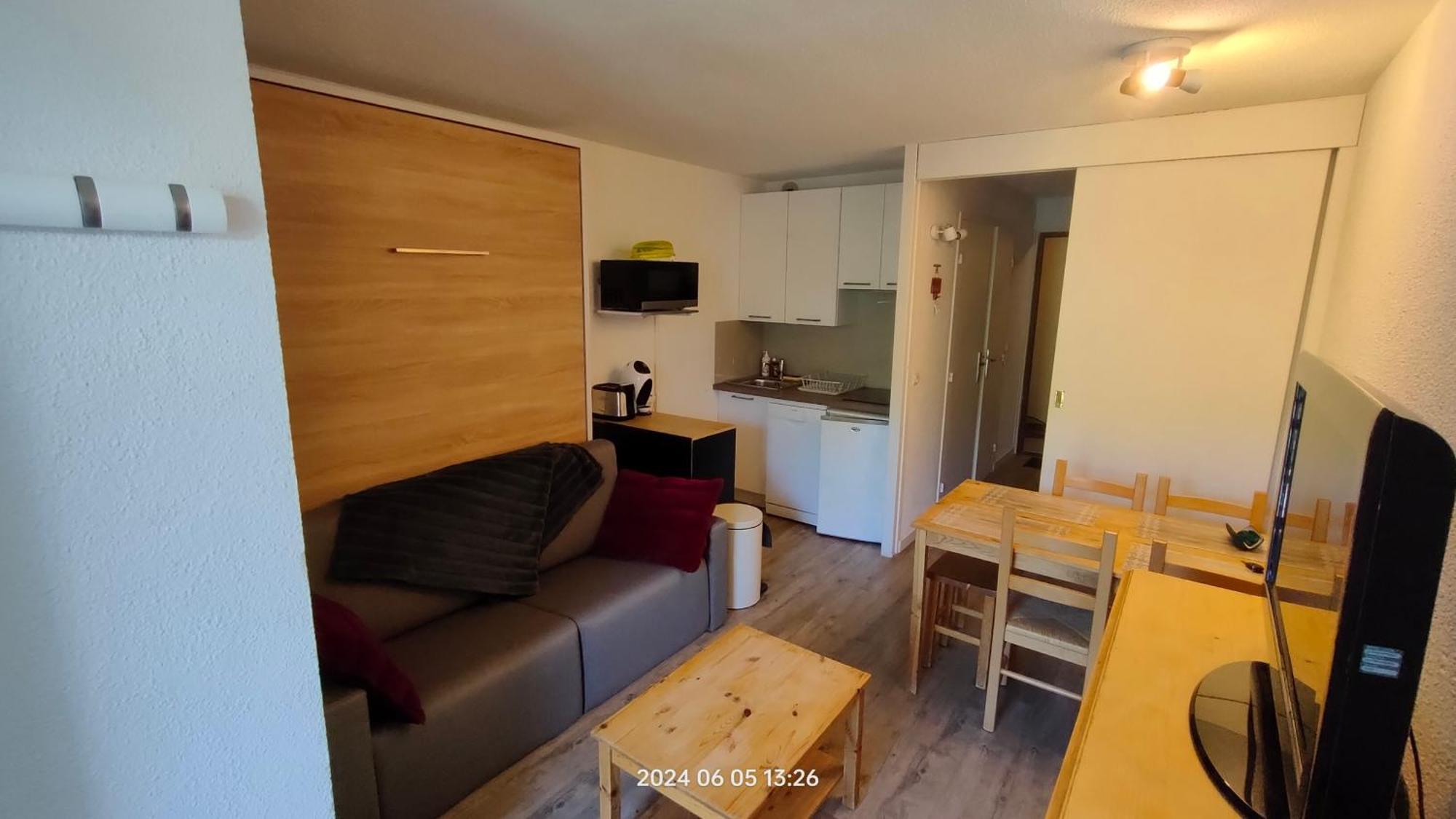 Studio Cabine 4 Pers Les2Alpes 21M² Les Deux Alpes Ngoại thất bức ảnh