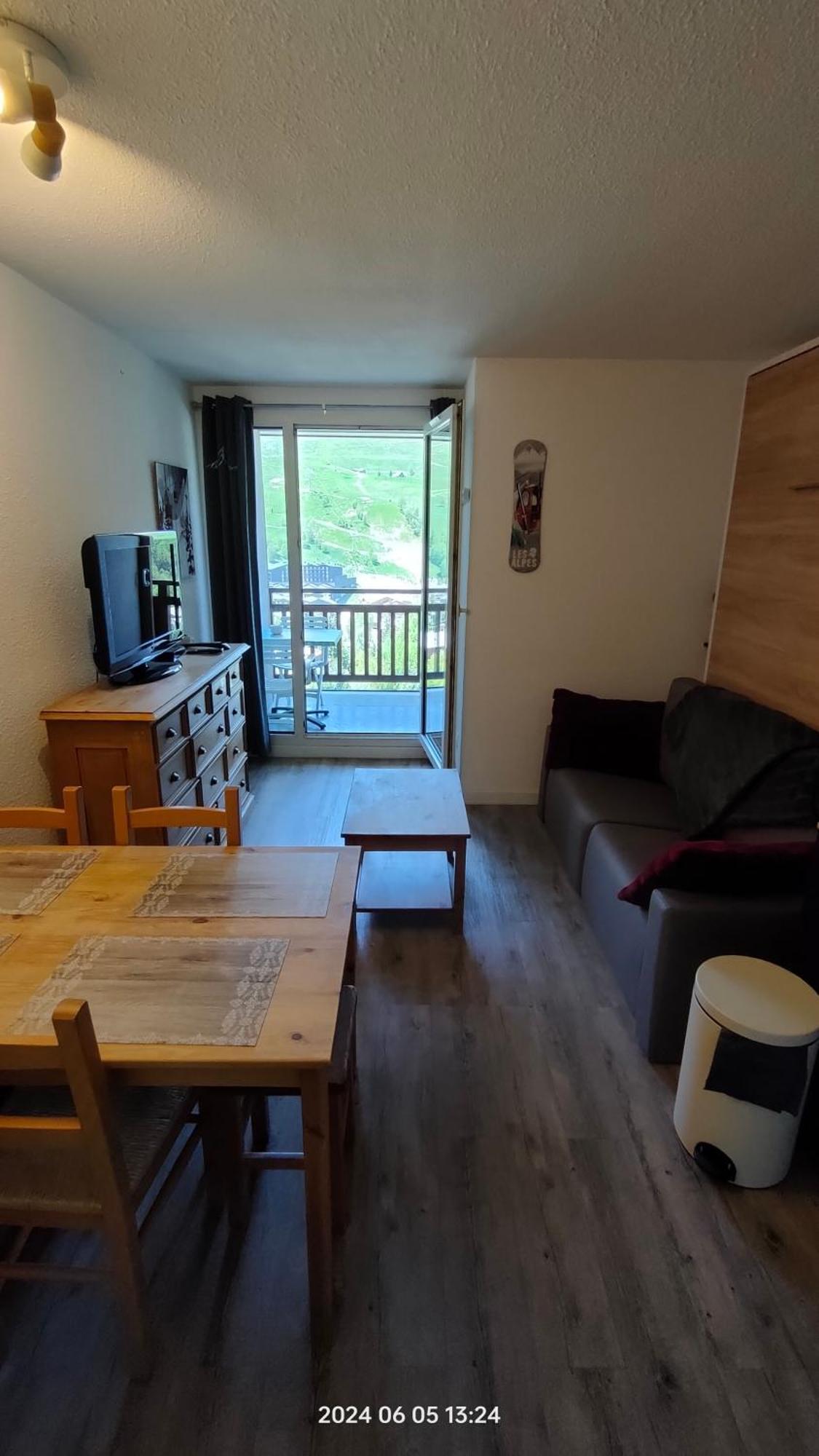 Studio Cabine 4 Pers Les2Alpes 21M² Les Deux Alpes Ngoại thất bức ảnh
